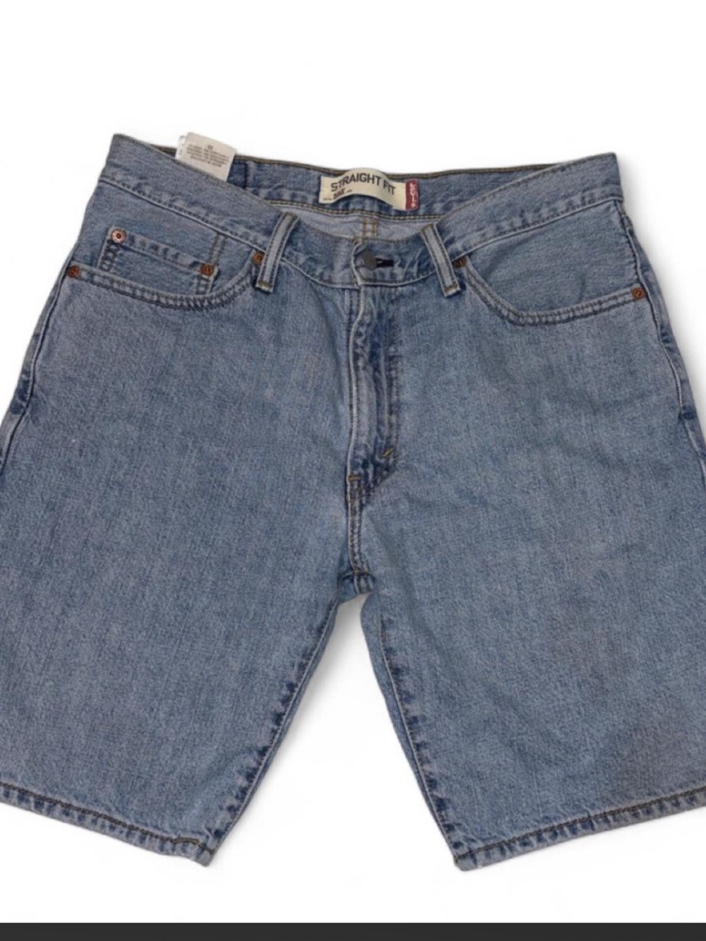 Vintage Levi's Light Blue Denim 505 Men's Shorts - Straight Rise